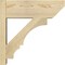 Ekena Millwork Balboa Slat Rough Sawn Outlooker, Douglas Fir, 8"W x 22"D x 22"H OUT08X22X22BOA06RDF - alternate 4
